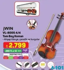 JWİN VL-800S 4/4 TAM BOY KEMAN JWİN VL-800S 4/4 TAM BOY KEMAN